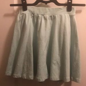 Mint green skirt